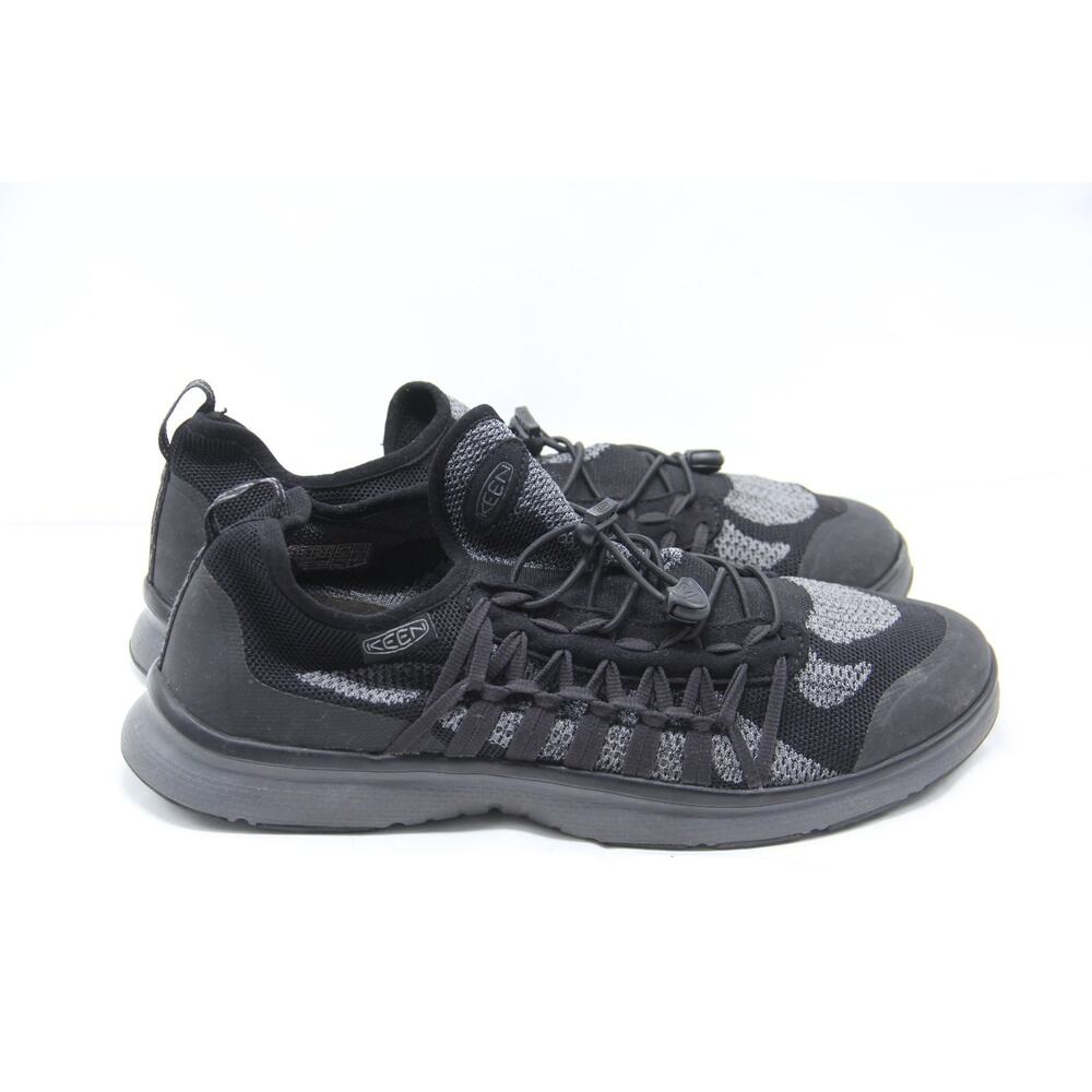 KEEN Uneek EXO-M Shoes Mens Size 12 Black Steel Gray Slip On Sandals Hiking